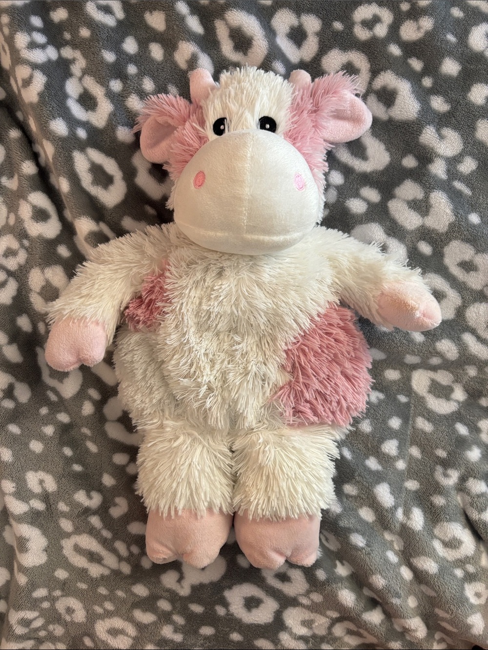 Pink Warmie Cow Stuffed Animal